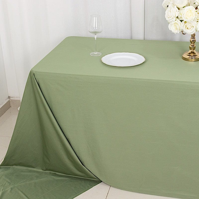 90x156 in Premium Scuba Polyester Rectangle Tablecloth