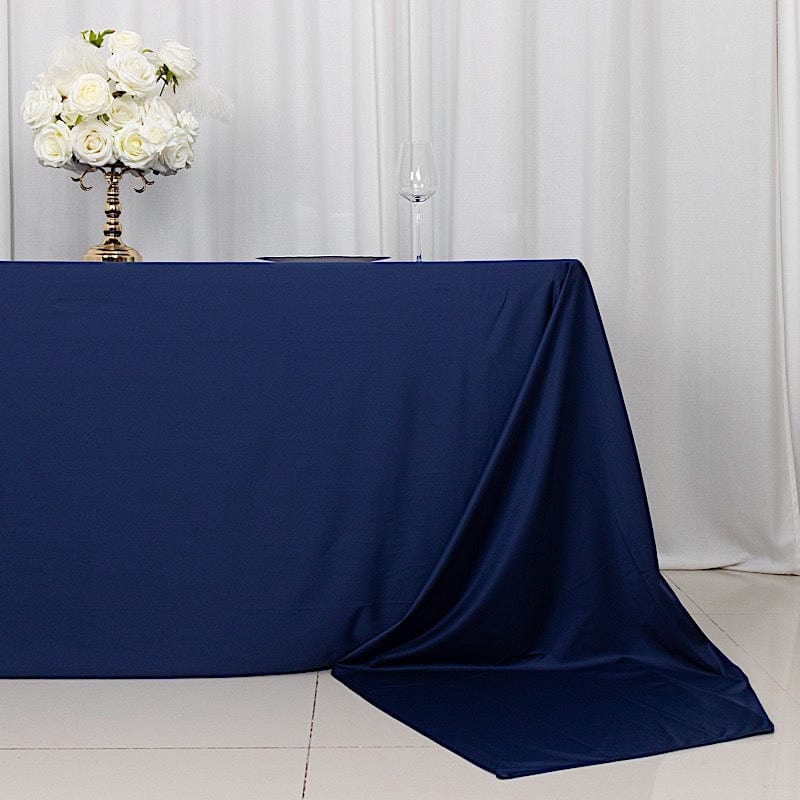 90x156 in Premium Scuba Polyester Rectangle Tablecloth