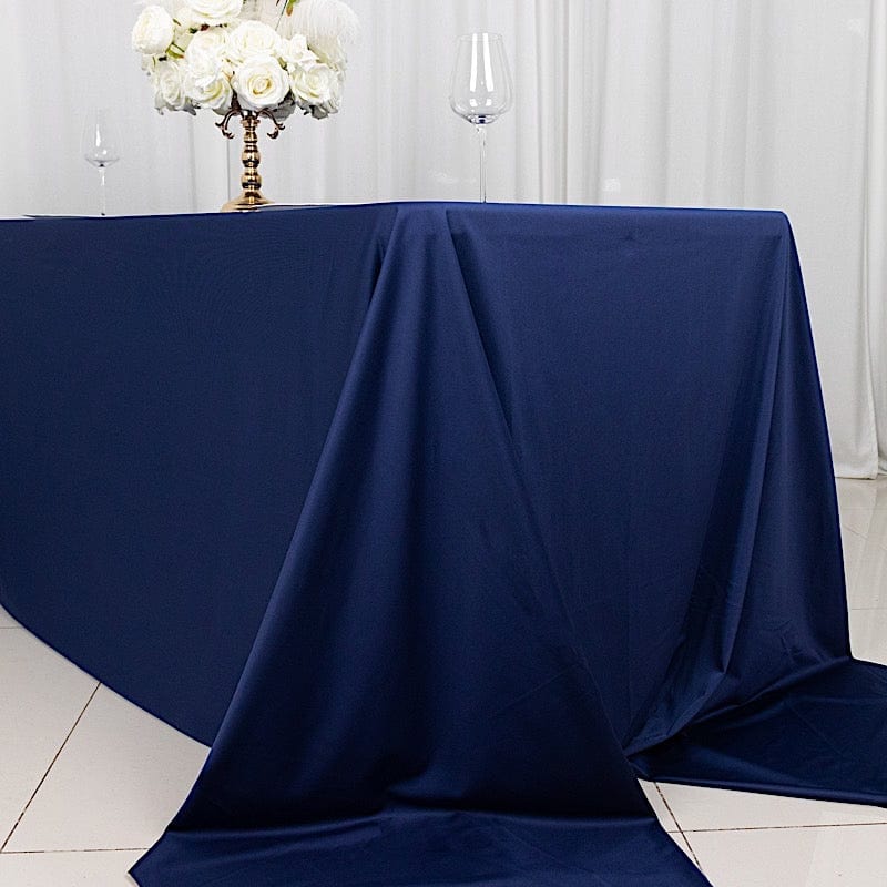 90x156 in Premium Scuba Polyester Rectangle Tablecloth