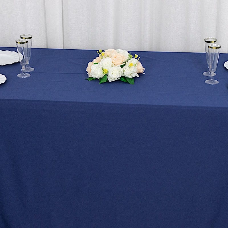 90x156 in Premium Scuba Polyester Rectangle Tablecloth