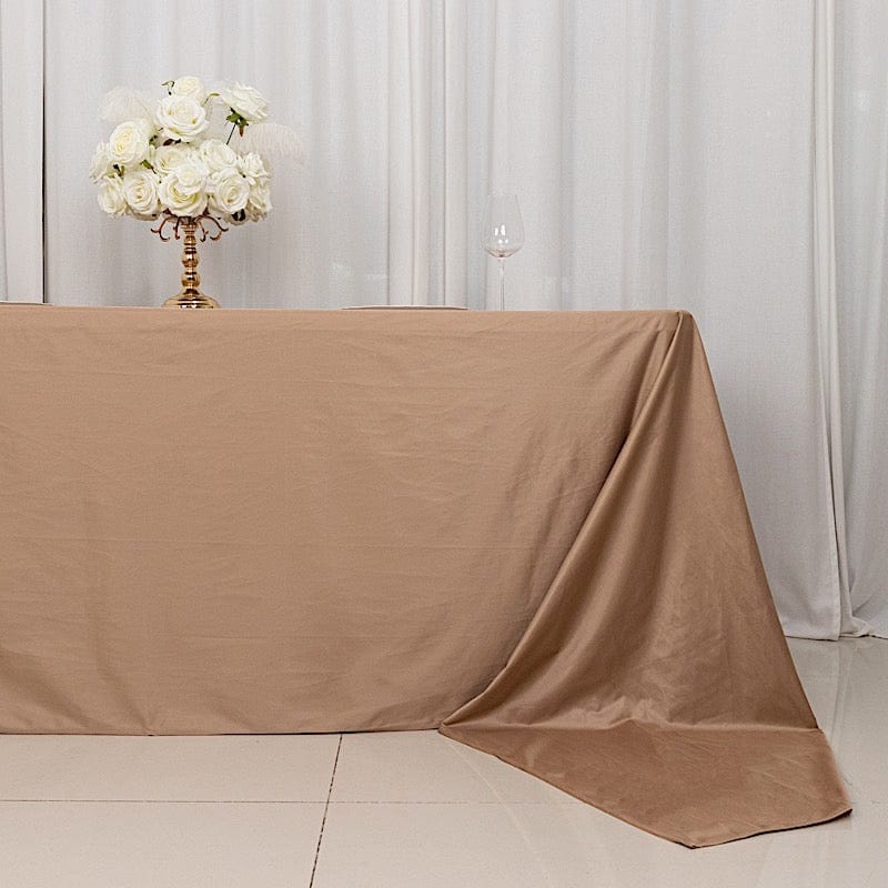 90x156 in Premium Scuba Polyester Rectangle Tablecloth