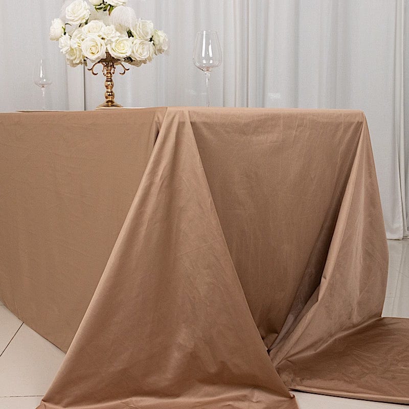 90x156 in Premium Scuba Polyester Rectangle Tablecloth