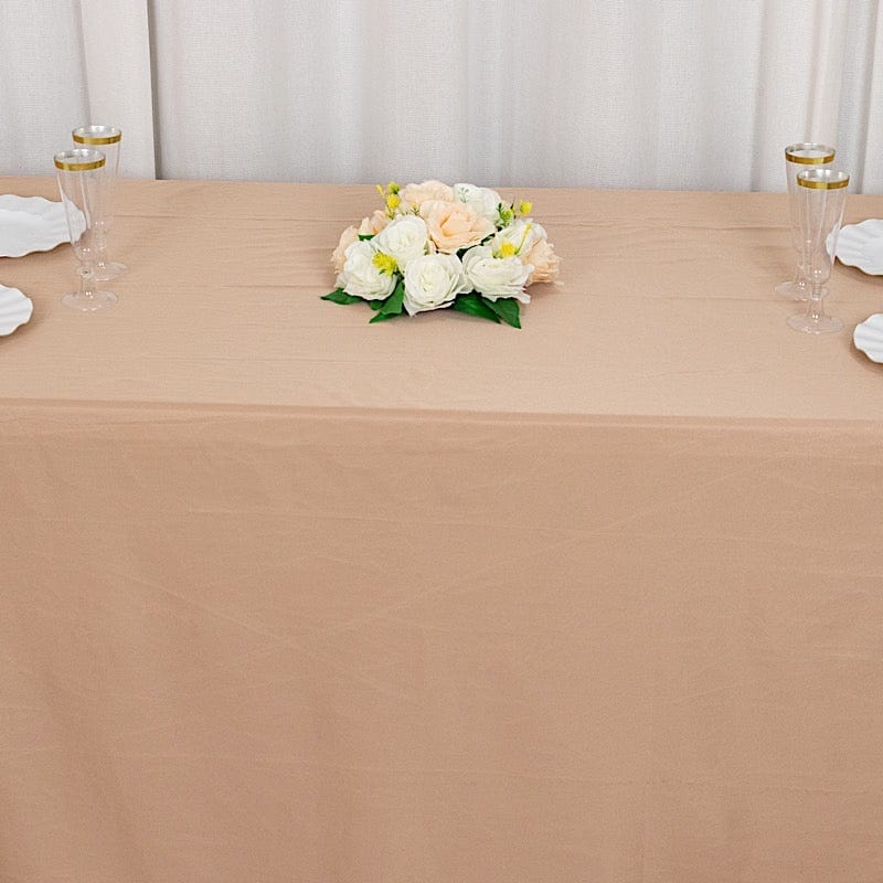 90x156 in Premium Scuba Polyester Rectangle Tablecloth