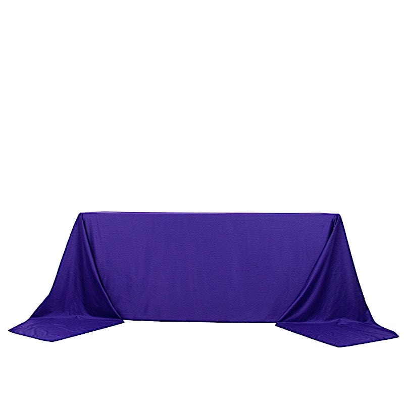 90x156 in Premium Scuba Polyester Rectangle Tablecloth