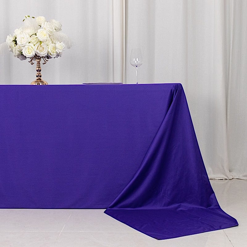 90x156 in Premium Scuba Polyester Rectangle Tablecloth