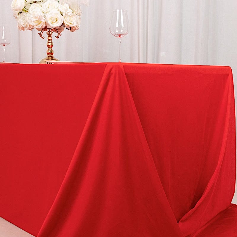 90x156 in Premium Scuba Polyester Rectangle Tablecloth