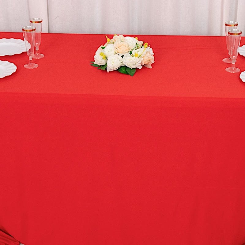 90x156 in Premium Scuba Polyester Rectangle Tablecloth