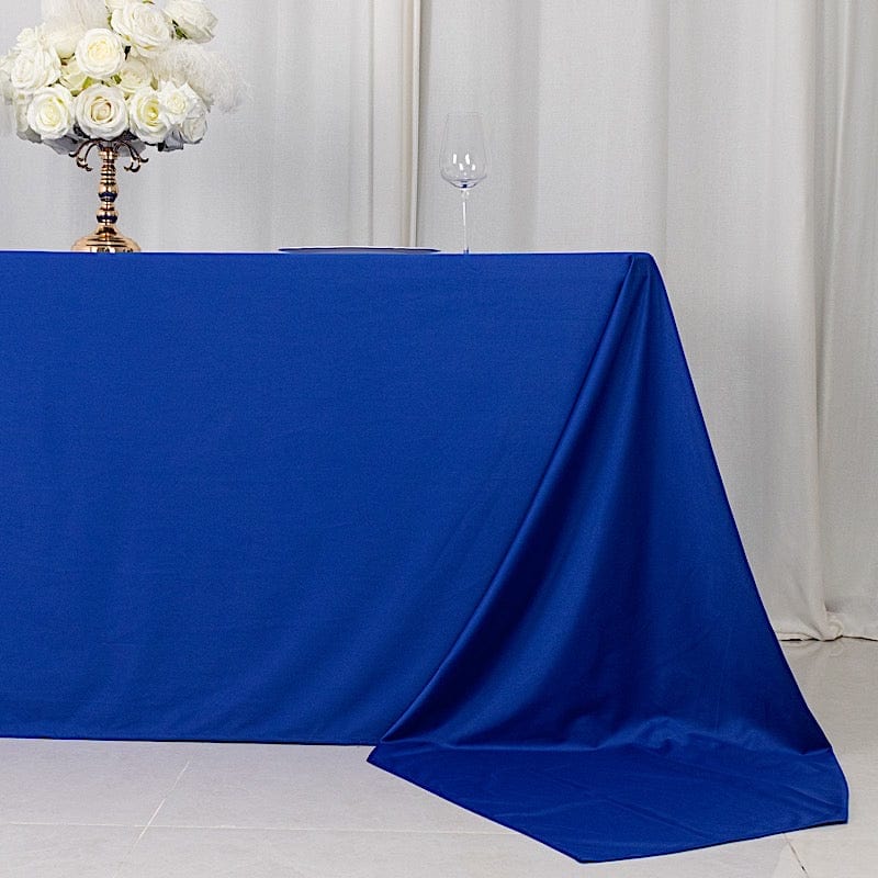 90x156 in Premium Scuba Polyester Rectangle Tablecloth