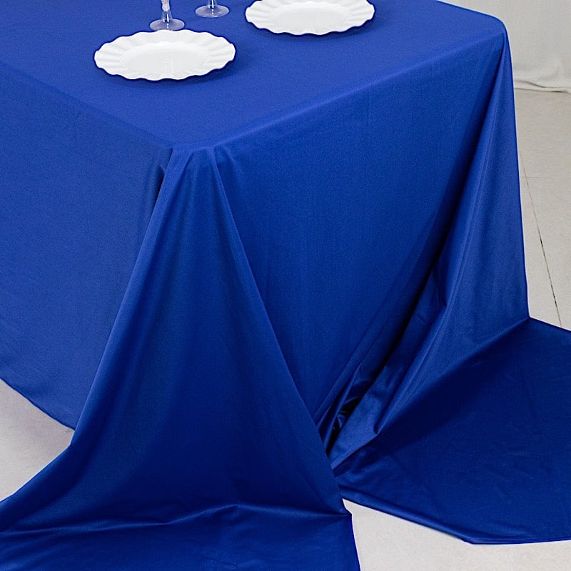 90x156 in Premium Scuba Polyester Rectangle Tablecloth