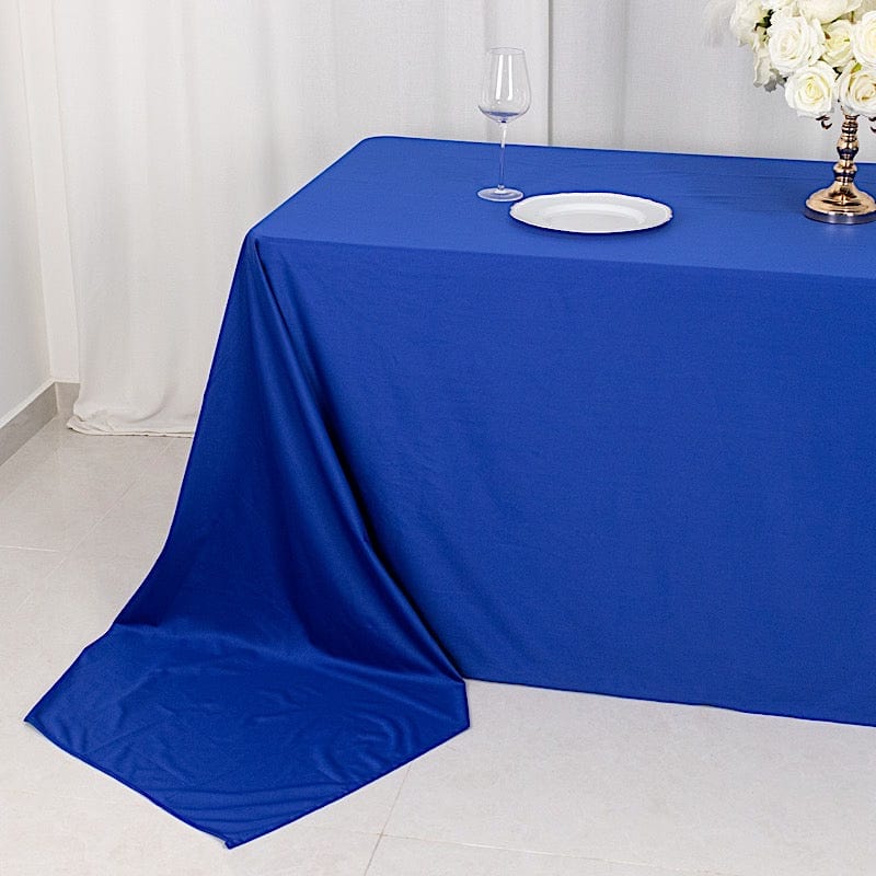 90x156 in Premium Scuba Polyester Rectangle Tablecloth