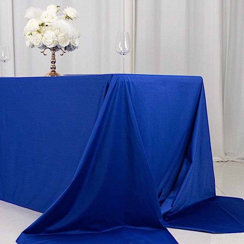 90x156 in Premium Scuba Polyester Rectangle Tablecloth