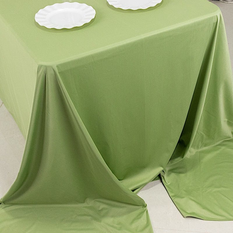 90x156 in Premium Scuba Polyester Rectangle Tablecloth