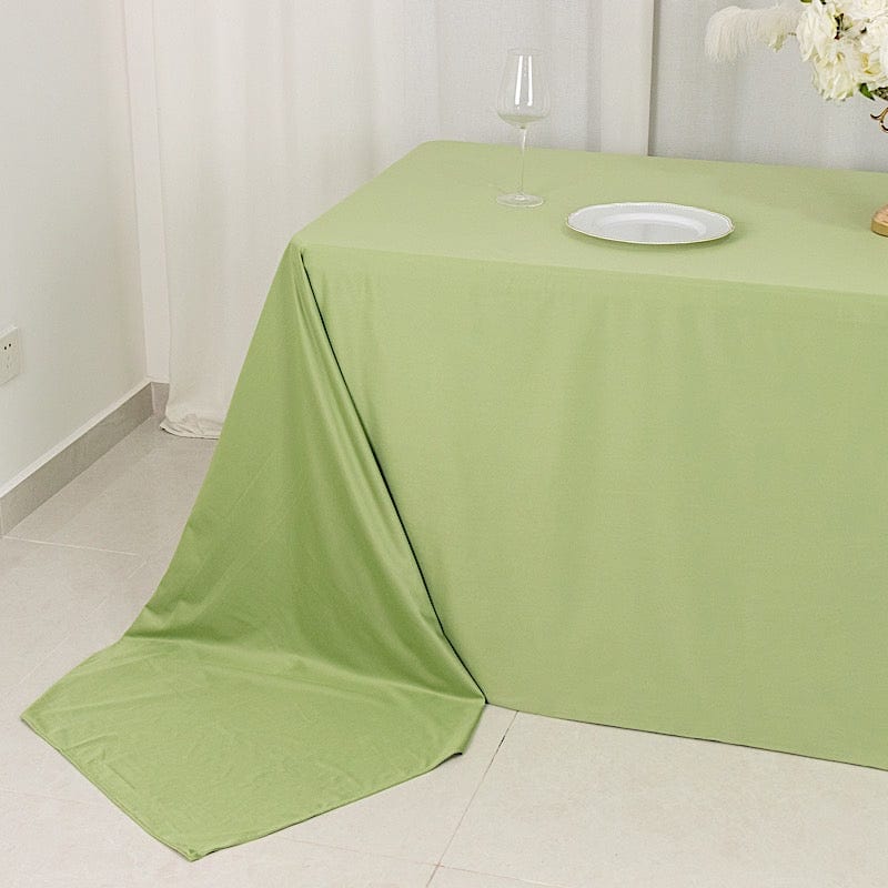 90x156 in Premium Scuba Polyester Rectangle Tablecloth