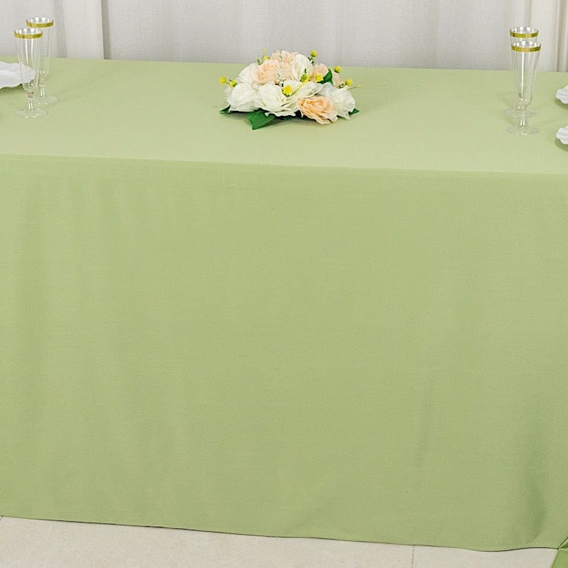 90x156 in Premium Scuba Polyester Rectangle Tablecloth