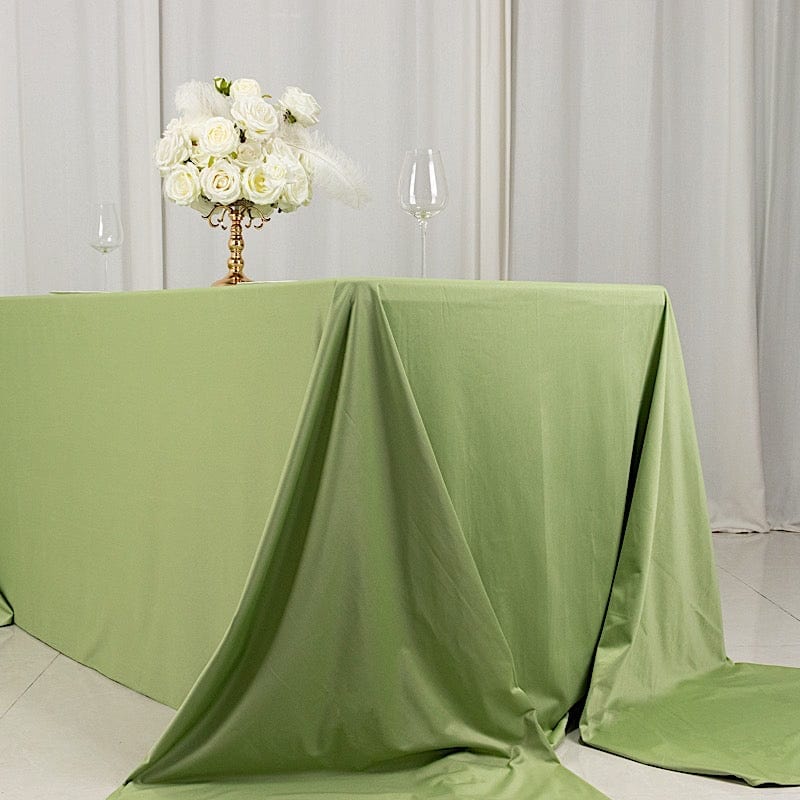 90x156 in Premium Scuba Polyester Rectangle Tablecloth