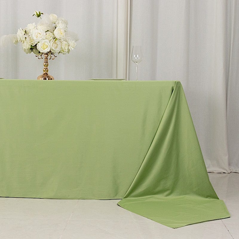 90x156 in Premium Scuba Polyester Rectangle Tablecloth