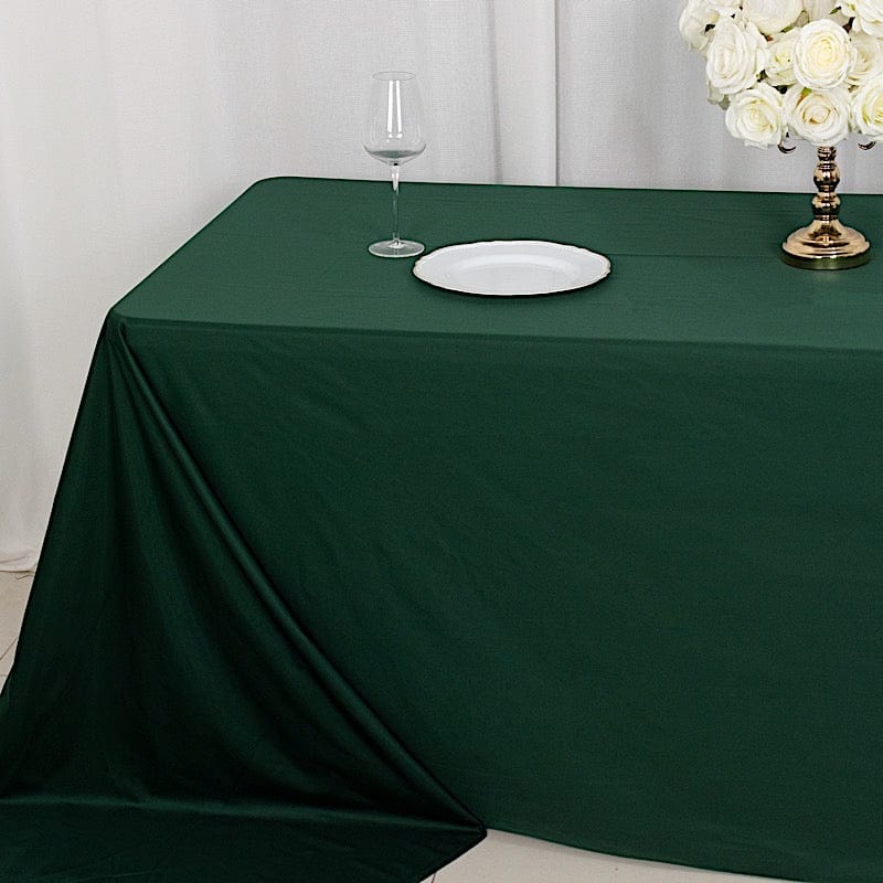 90x156 in Premium Scuba Polyester Rectangle Tablecloth