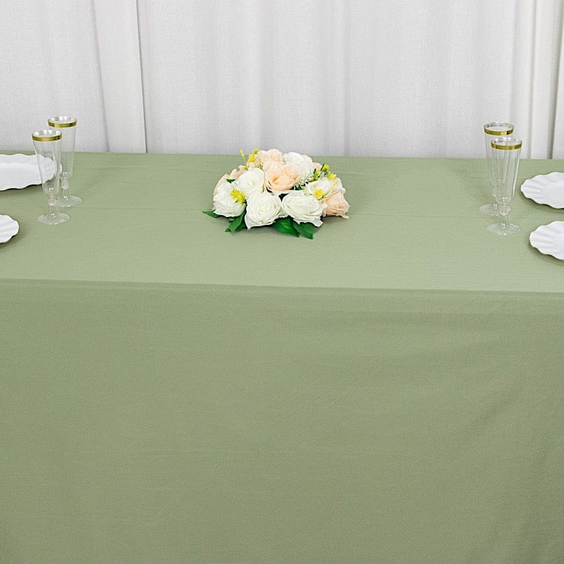 90x156 in Premium Scuba Polyester Rectangle Tablecloth