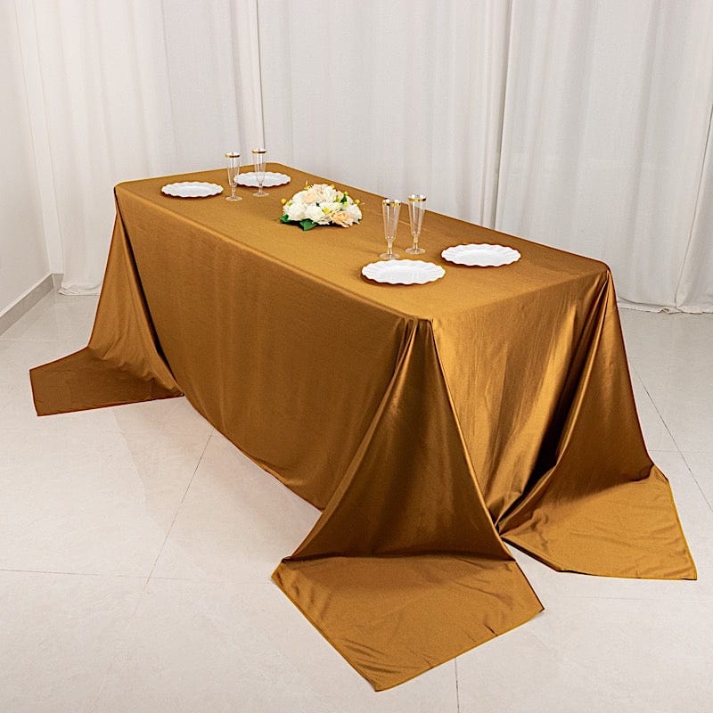 90x156 in Premium Scuba Polyester Rectangle Tablecloth