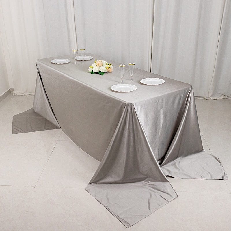 90x156 in Premium Scuba Polyester Rectangle Tablecloth