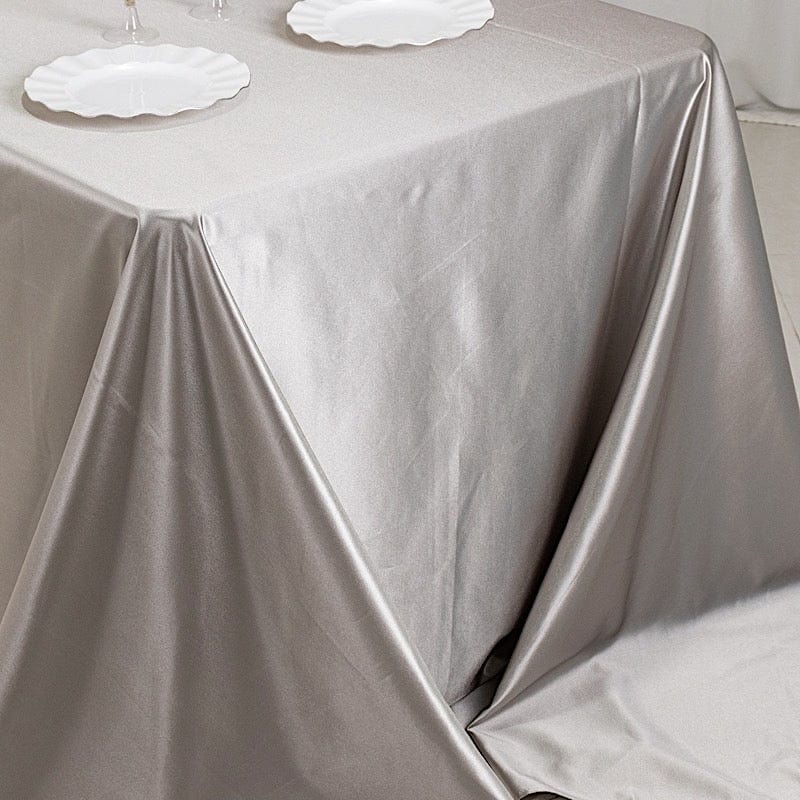 90x156 in Premium Scuba Polyester Rectangle Tablecloth