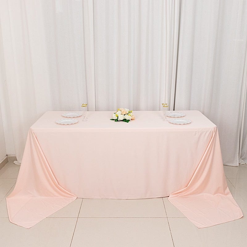 90x156 in Premium Scuba Polyester Rectangle Tablecloth