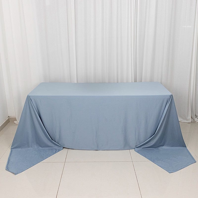 90x156 in Premium Scuba Polyester Rectangle Tablecloth