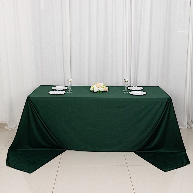 90x156 in Premium Scuba Polyester Rectangle Tablecloth