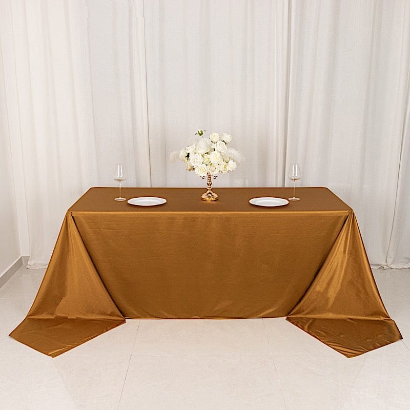 90x156 in Premium Scuba Polyester Rectangle Tablecloth