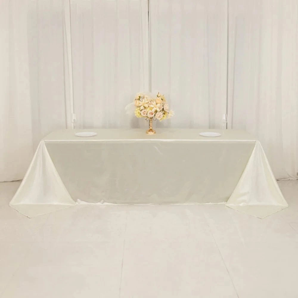 90x156 in Premium Scuba Polyester Rectangle Tablecloth