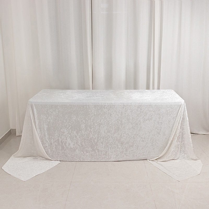 90x156 in Rectangular Premium Velvet Tablecloth