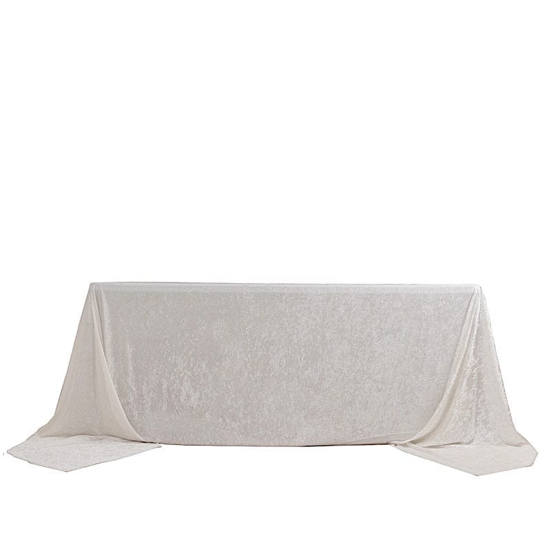 90x156 in Rectangular Premium Velvet Tablecloth