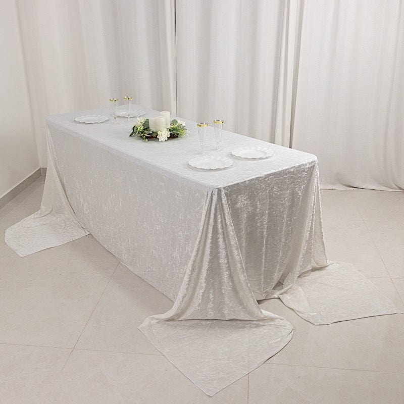 90x156 in Rectangular Premium Velvet Tablecloth