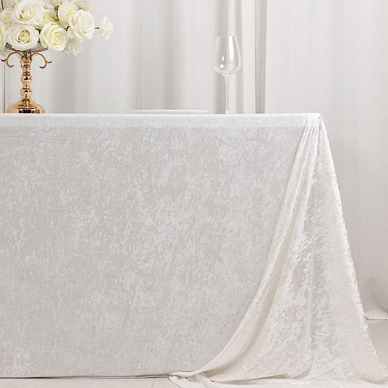 90x156 in Rectangular Premium Velvet Tablecloth