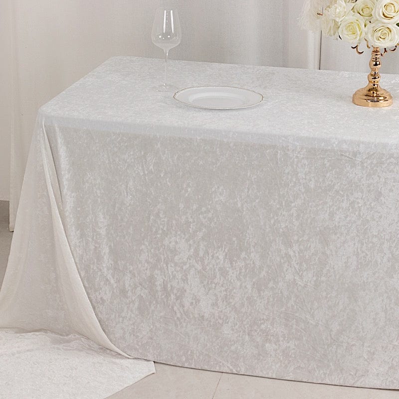 90x156 in Rectangular Premium Velvet Tablecloth