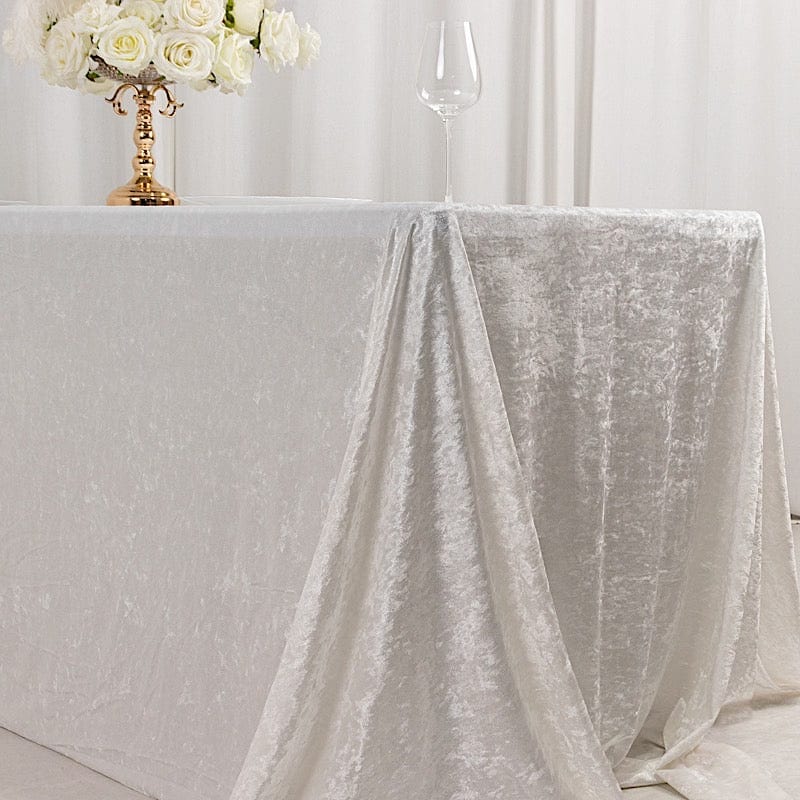 90x156 in Rectangular Premium Velvet Tablecloth