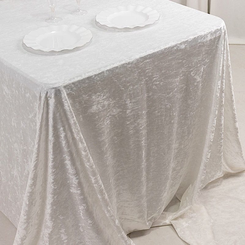 90x156 in Rectangular Premium Velvet Tablecloth