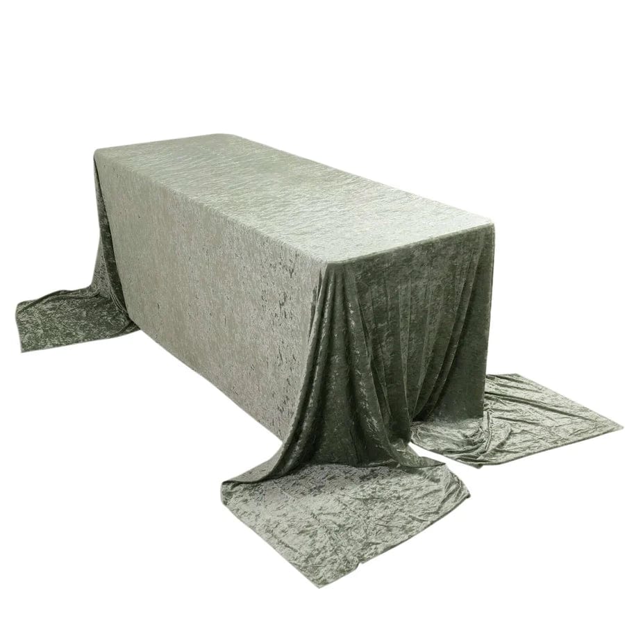 90x156 in Rectangular Premium Velvet Tablecloth