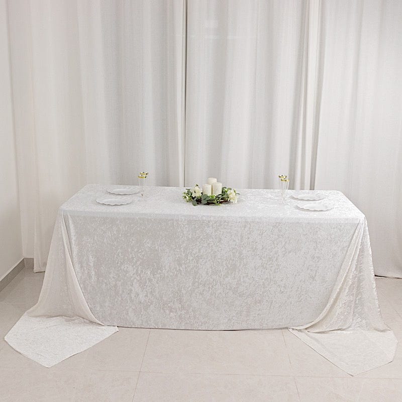 90x156 in Rectangular Premium Velvet Tablecloth