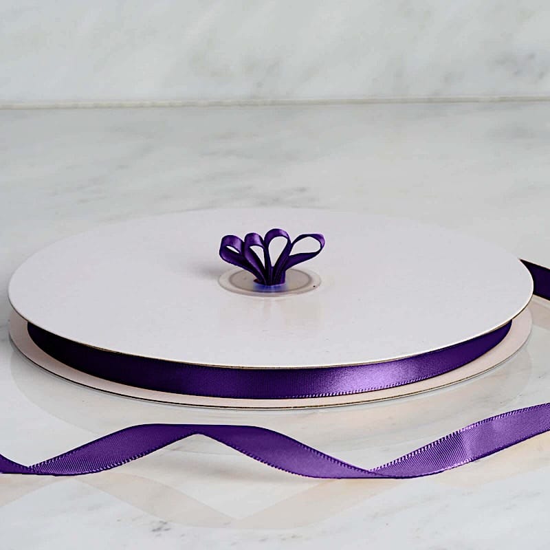 3/8 inch x 100 yards Single Side Satin Ribbon