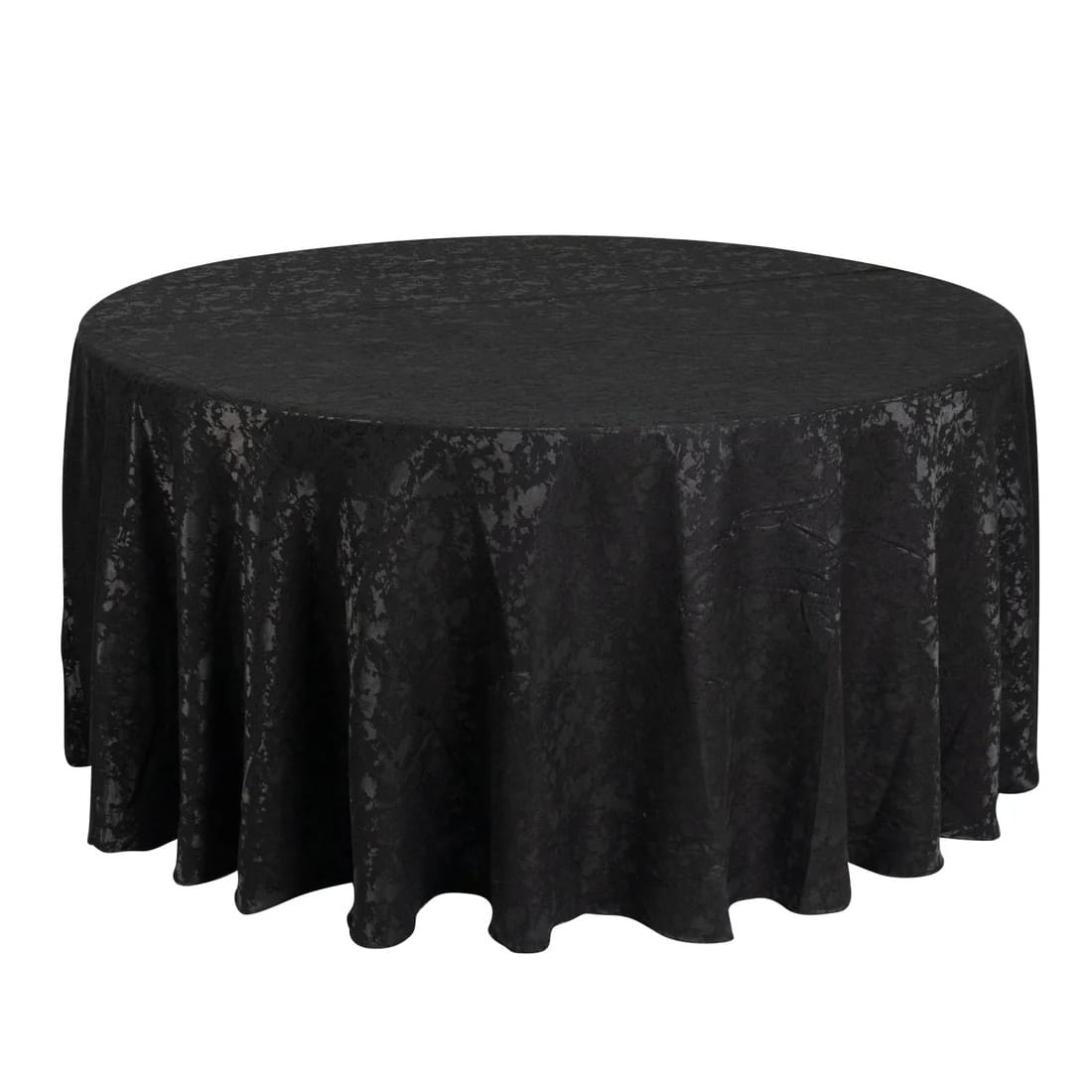 120 in Jacquard Polyester Round Tablecloth Abstract Watercolor Design