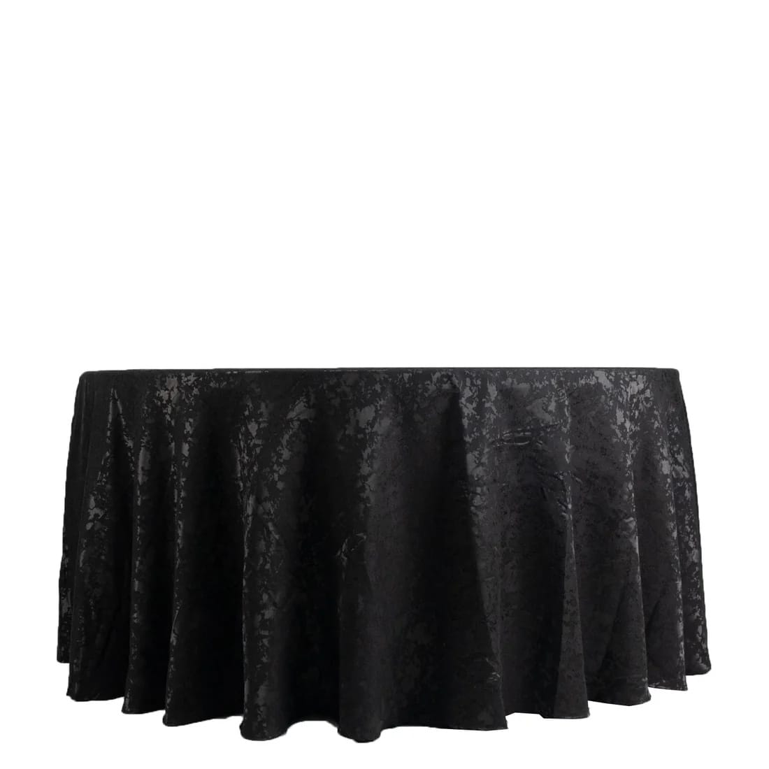 120 in Jacquard Polyester Round Tablecloth Abstract Watercolor Design