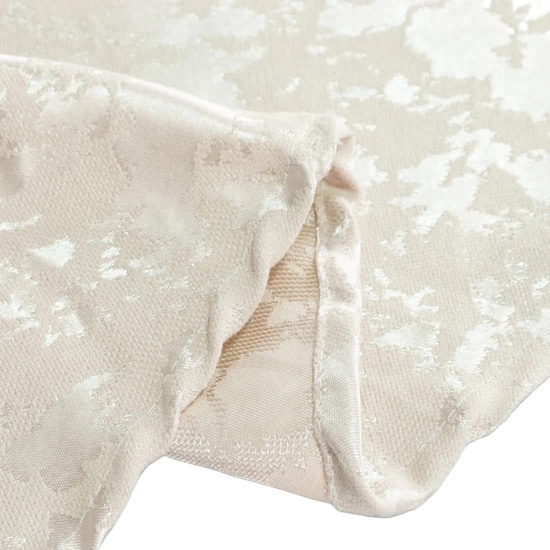120 in Jacquard Polyester Round Tablecloth Abstract Watercolor Design