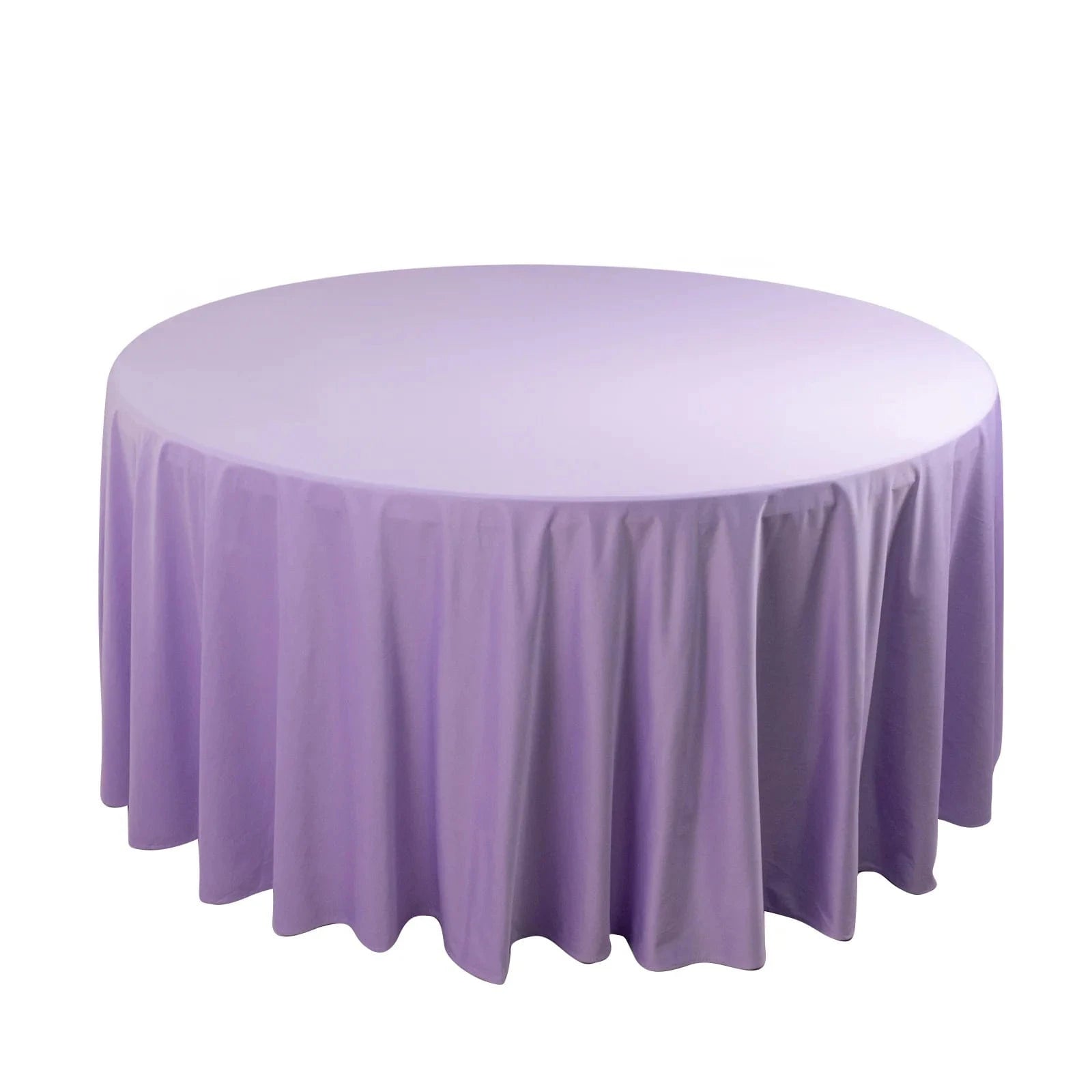 120 in Premium Scuba Polyester Round Tablecloth Party Linens