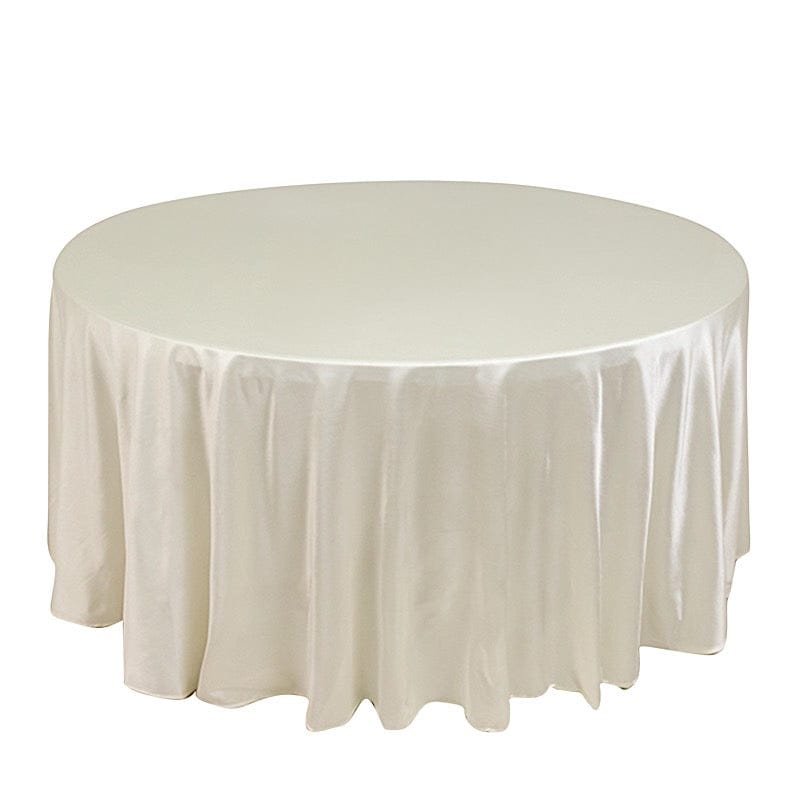 120 in Premium Scuba Polyester Round Tablecloth Party Linens