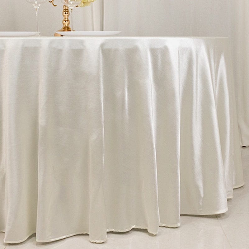 120 in Premium Scuba Polyester Round Tablecloth Party Linens