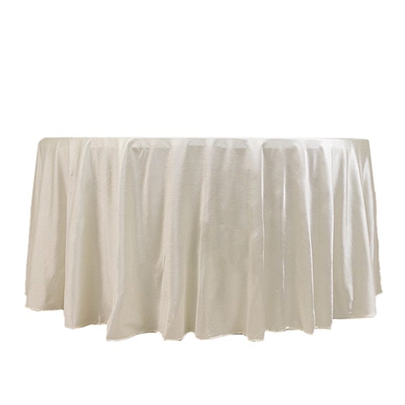 120 in Premium Scuba Polyester Round Tablecloth Party Linens