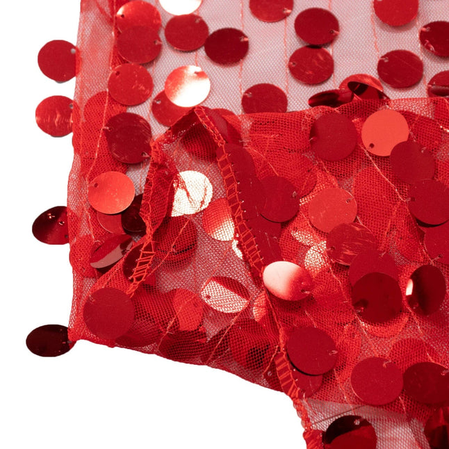 132 in Big Payette Sequin Round Tablecloth