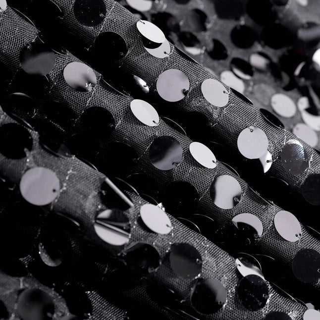 132 in Big Payette Sequin Round Tablecloth