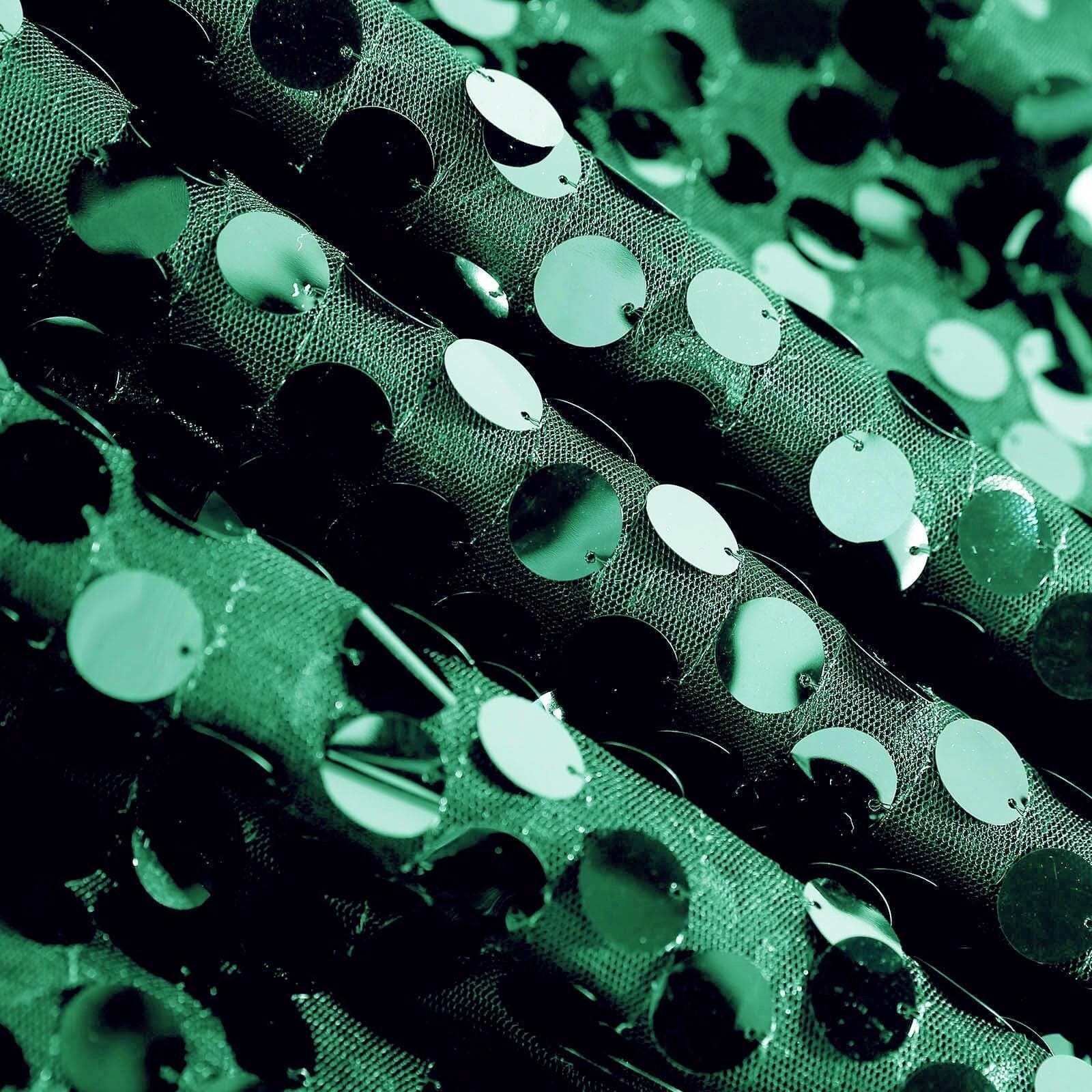 132 in Big Payette Sequin Round Tablecloth